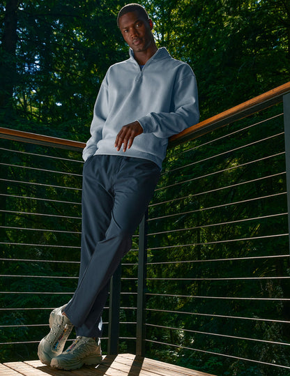 Beyond Yoga Men's Relaxed Straight Leg Dynamic Pants - Nocturnal Navy