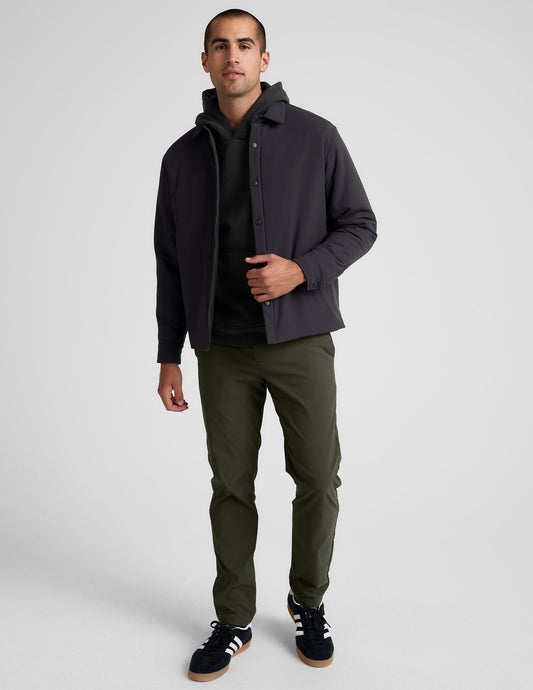 Beyond Yoga Men's Straight Leg Essential Chino Pants - Forest Moss