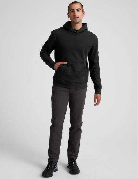 Beyond Yoga Men's Straight Fit Essential Chino Pants - Black Ash