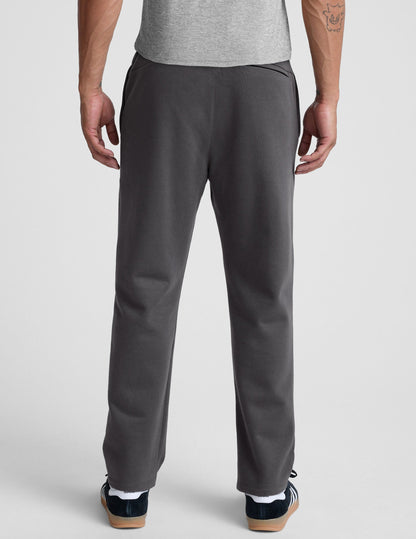 Beyond Yoga Men's Straight Leg LuxeFleece Pants - Black Ash