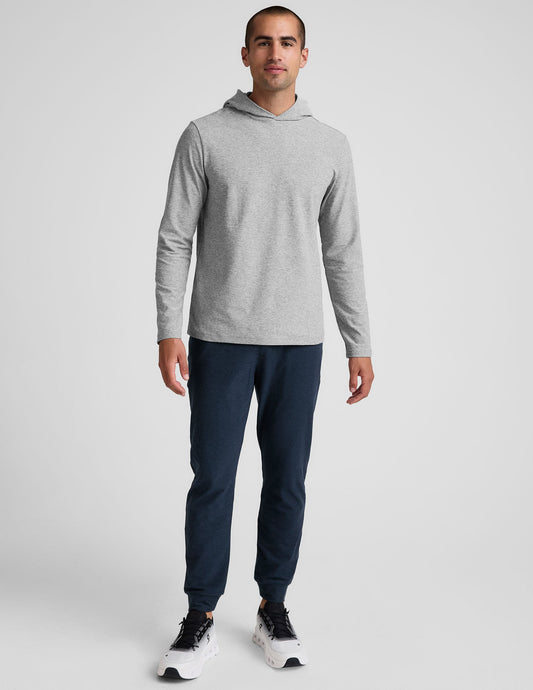 Beyond Yoga Men's Slim Fit Zipper Pocket Spacedye Jogger - Navy Blue