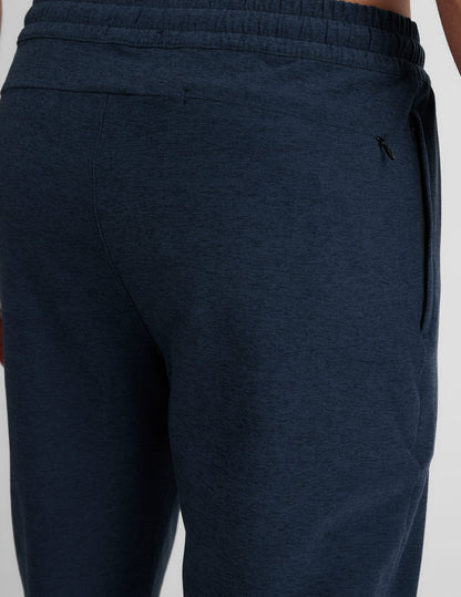 Beyond Yoga Men's Slim Fit Zipper Pocket Spacedye Jogger - Navy Blue