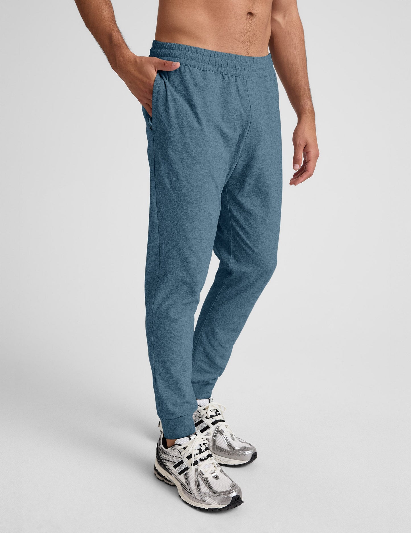 Beyond Yoga Men's Spacedye Freefit Jogger - Vintage Denim