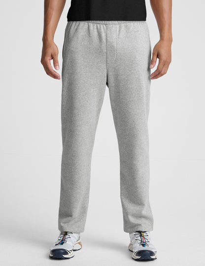 Beyond Yoga Men's Straight Leg LuxeFleece Pants - Light Heather Gray