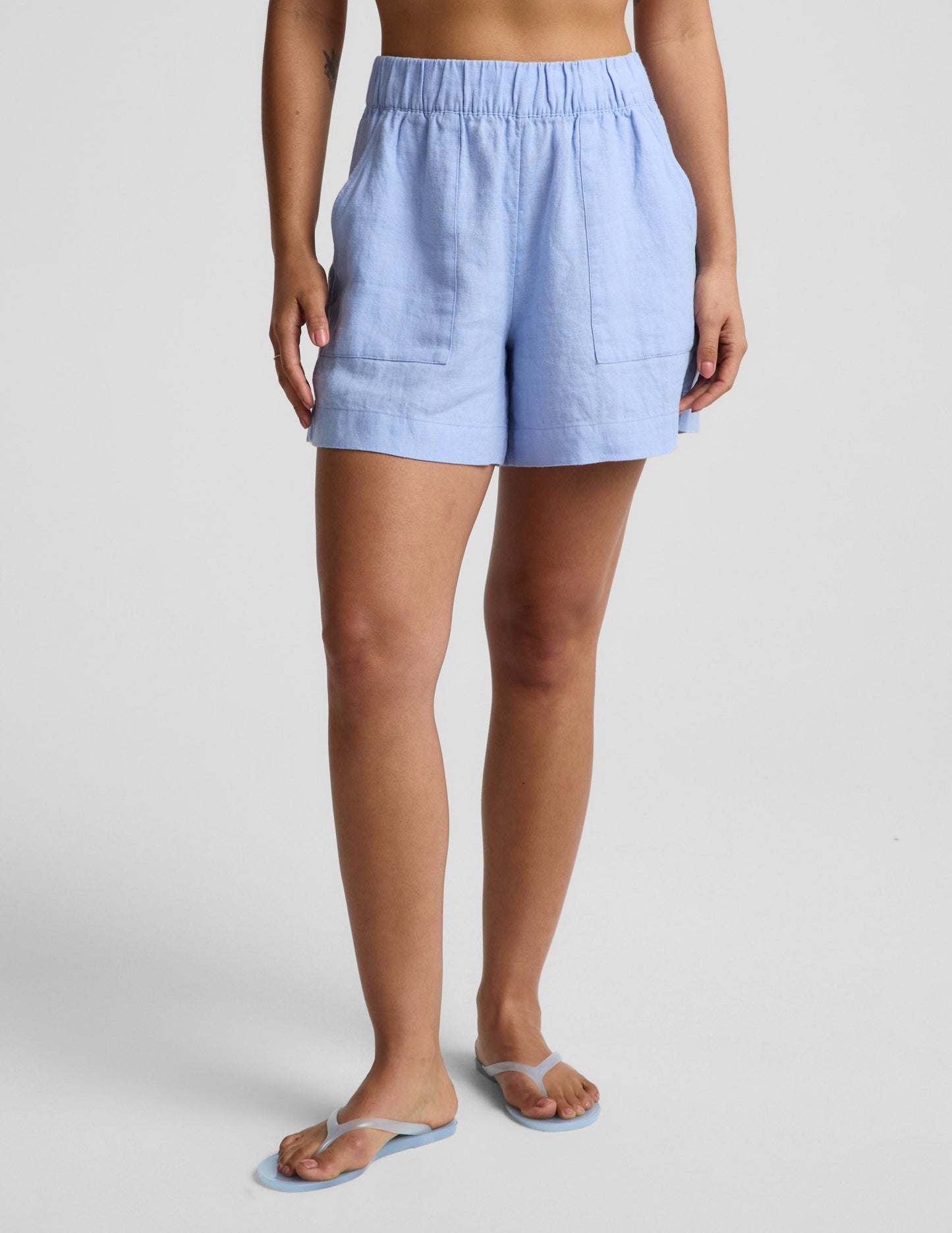 Beyond Yoga Women's SoftWash Shorts - Pastel Periwinkle