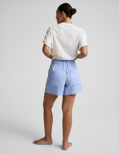 Beyond Yoga Women's SoftWash Shorts - Pastel Periwinkle