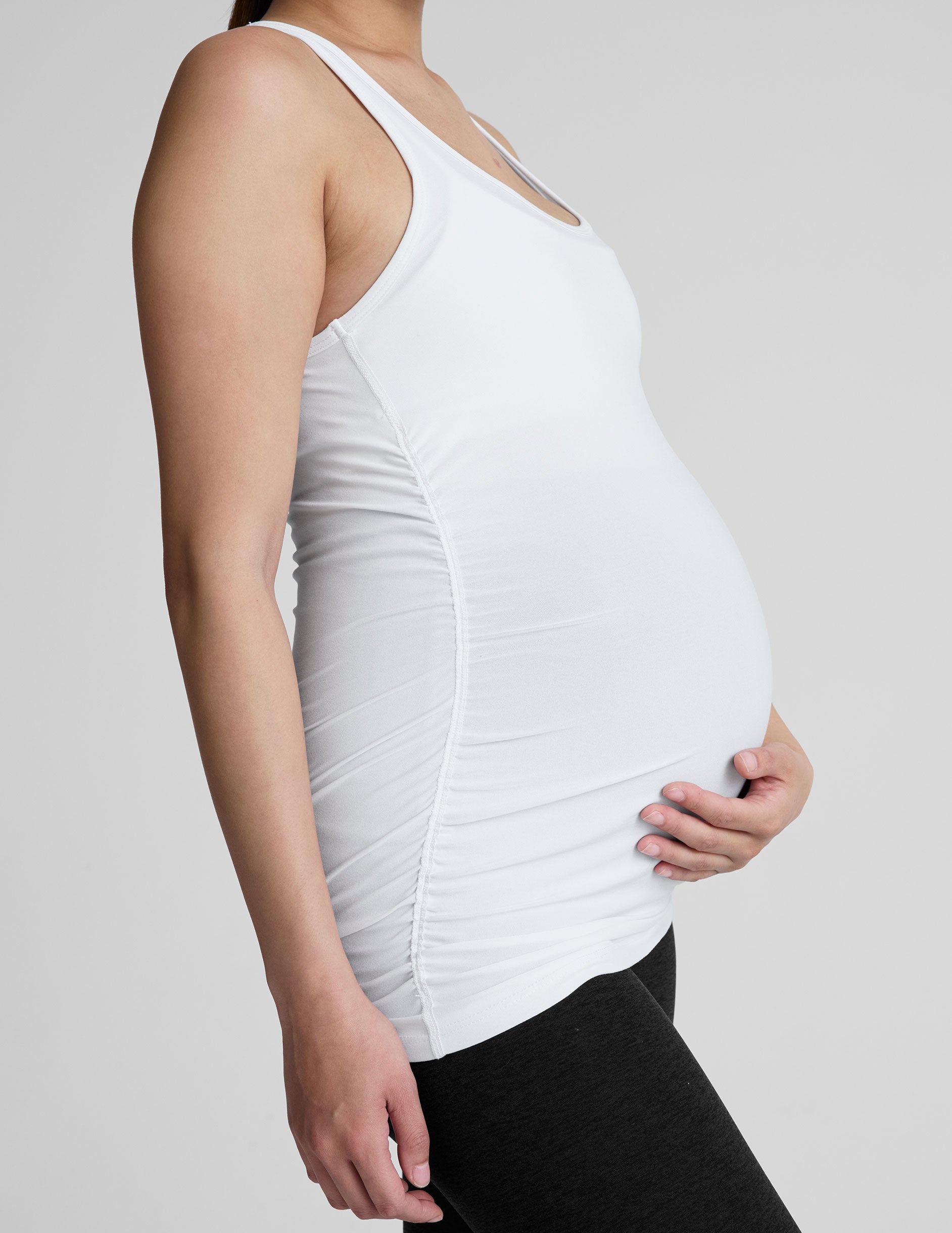 Beyond Yoga Featherweight Let it Grow Racerback Maternity Tank