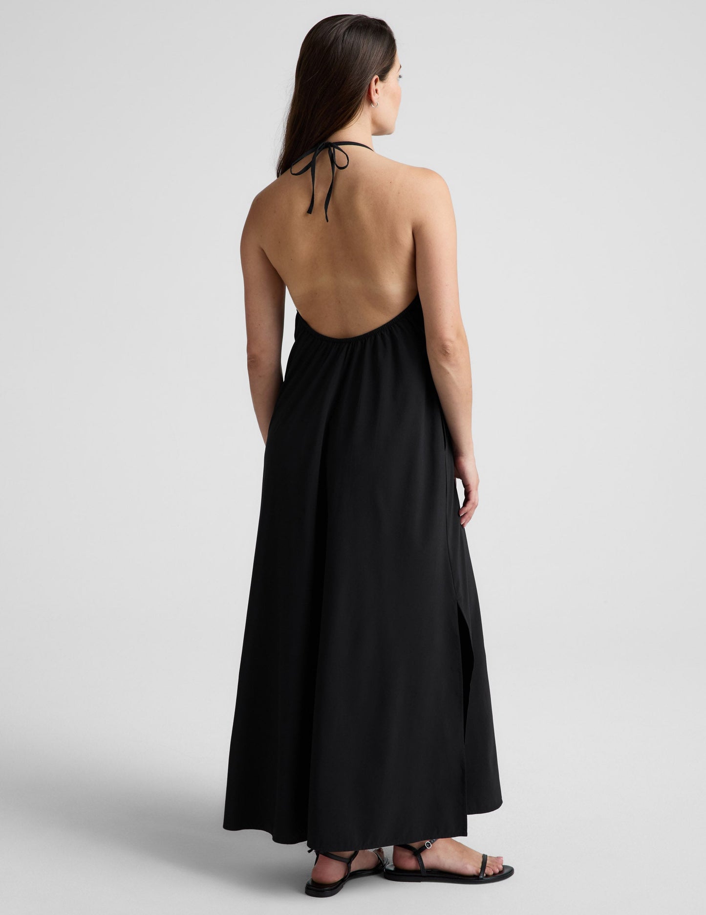 Beyond Yoga Go With The Flow Halter Dress