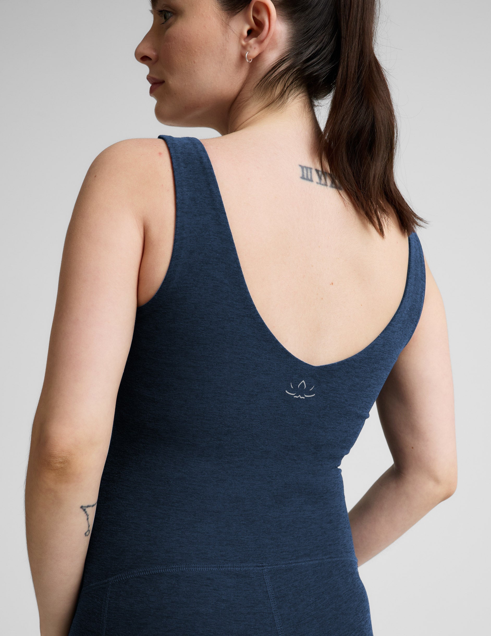 Beyond Yoga Spacedye Movin Mama Maternity Biker Jumpsuit