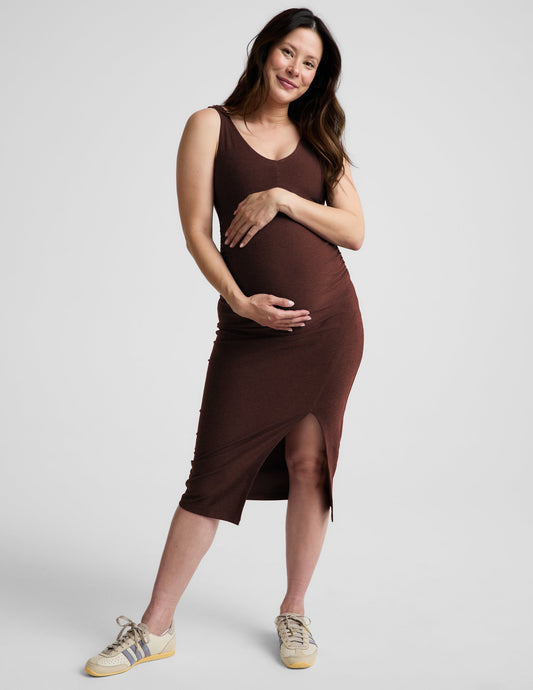 Beyond Yoga Spacedye Inspire Maternity Midi Dress