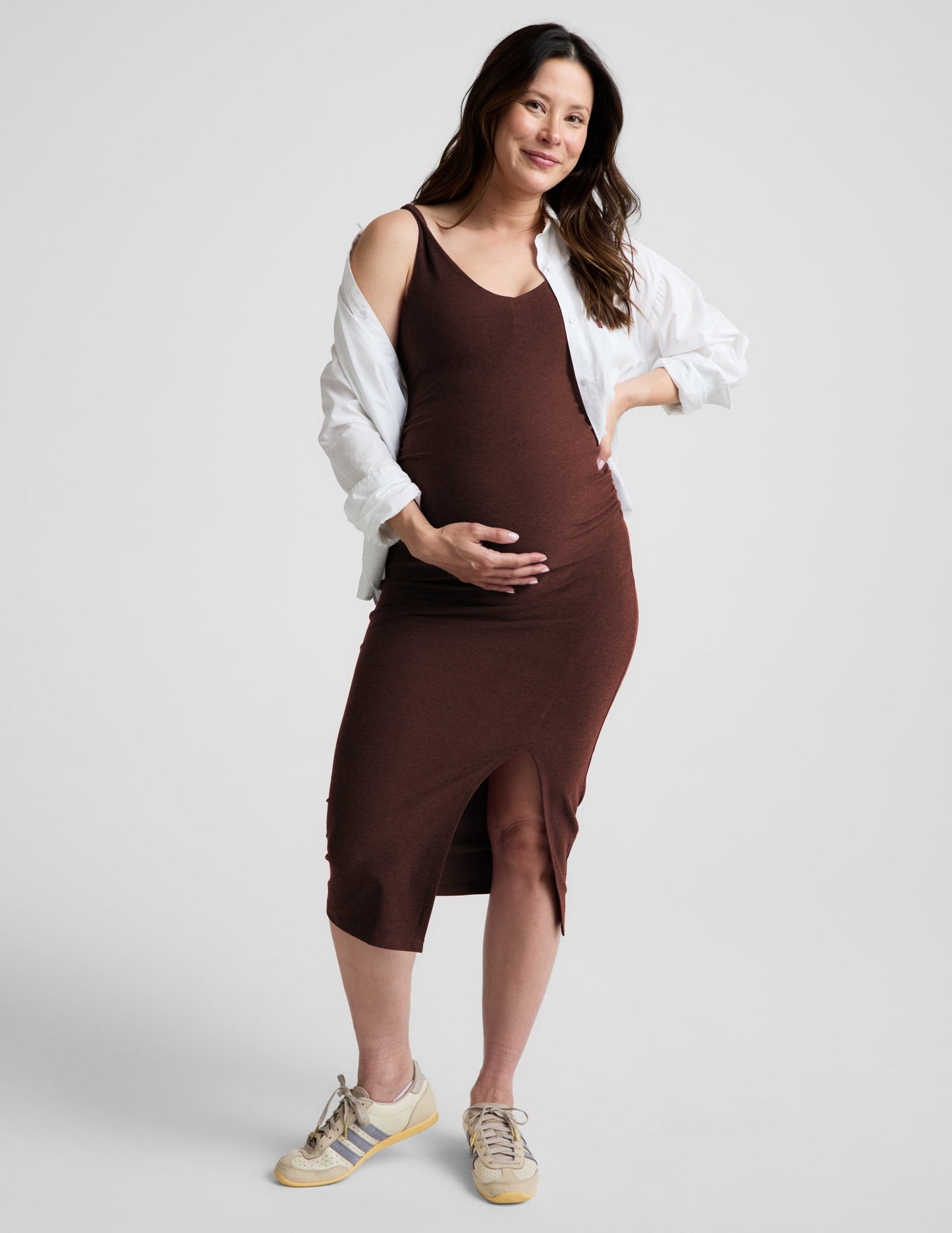 Beyond Yoga Spacedye Inspire Maternity Midi Dress
