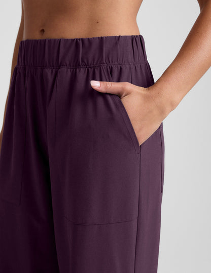 Beyond Yoga Women's Wide Leg Pants - Brilliant Blackberry