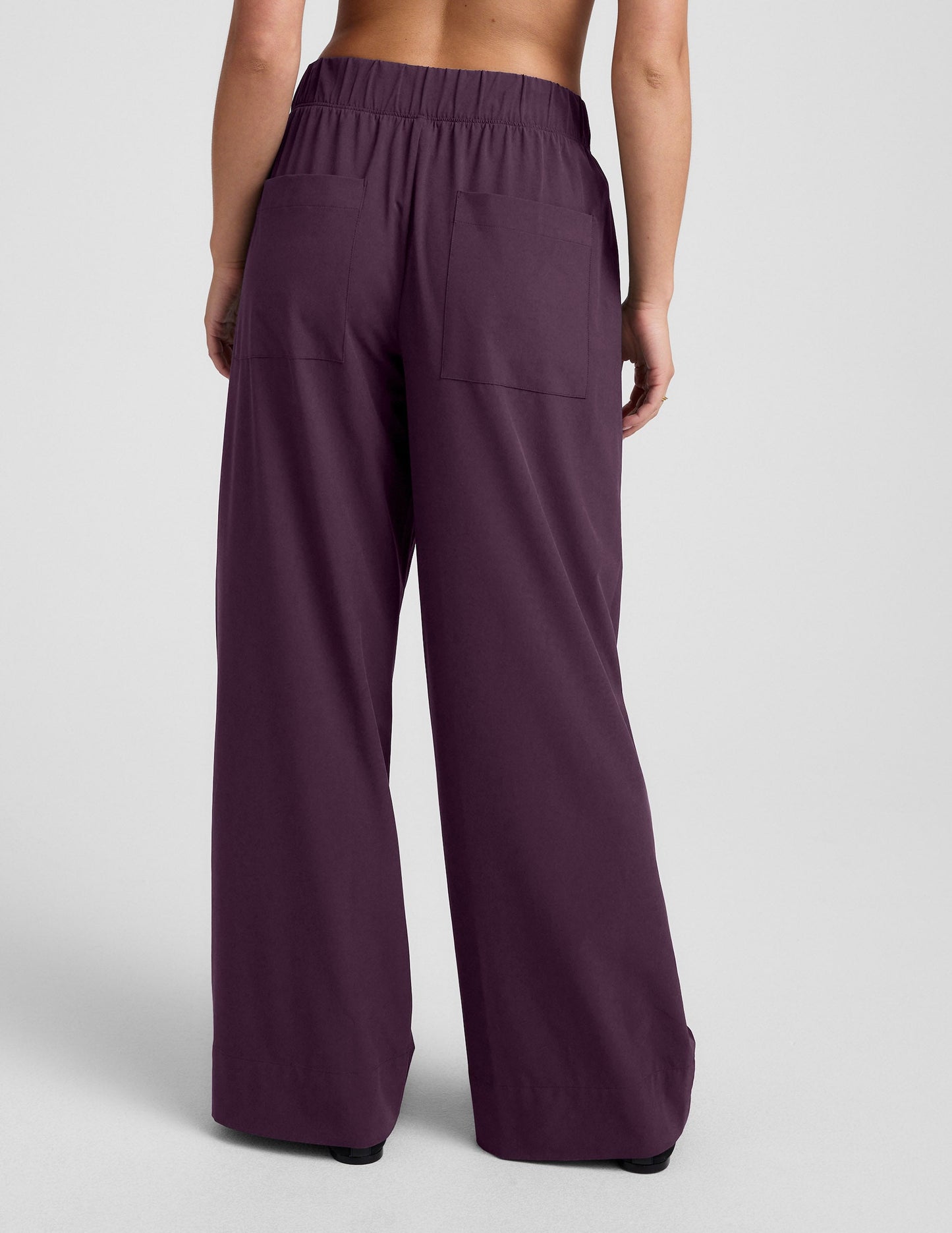 Beyond Yoga Women's Wide Leg Pants - Brilliant Blackberry