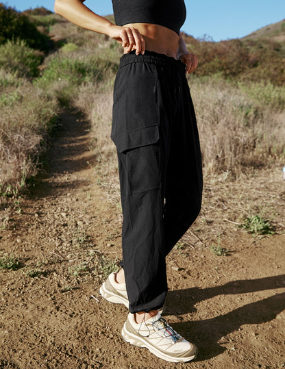 Beyond Yoga Women's Relaxed Fit Cargo Pants - Black