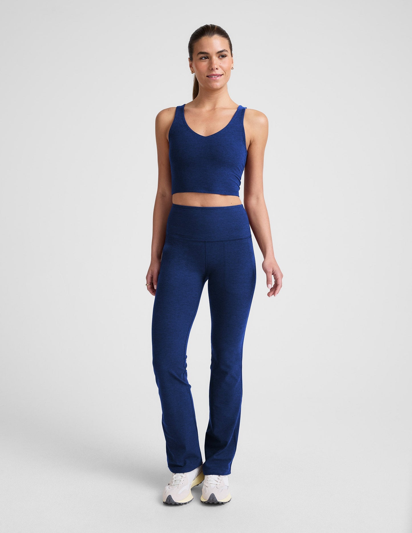Beyond Yoga Women's Spacedye Pants - Marine Blue Heather