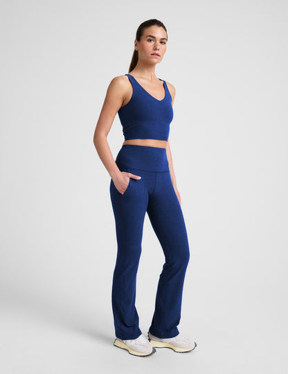 Beyond Yoga Women's Spacedye Pants - Marine Blue Heather