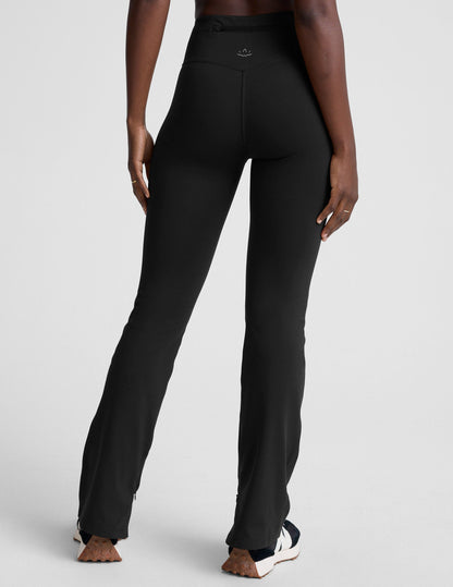 Beyond Yoga High Waisted Boot Cut Pacer Fleece Pants - Black