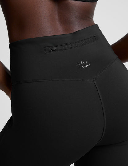 Beyond Yoga High Waisted Boot Cut Pacer Fleece Pants - Black