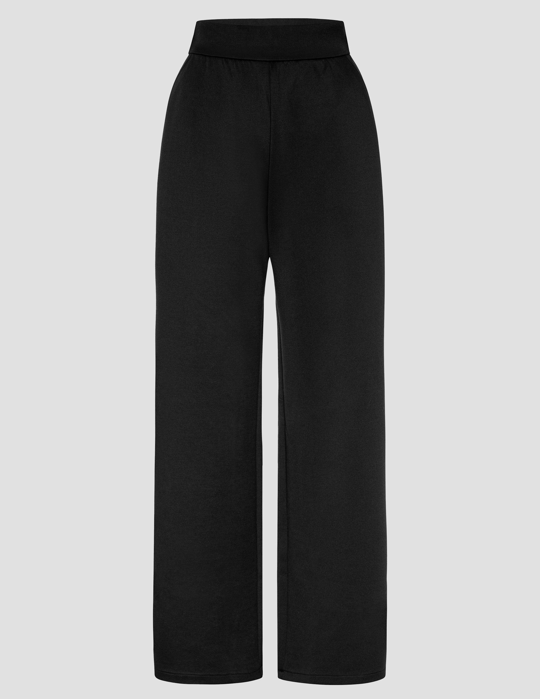 Beyond Yoga Wide Leg Elastic Waist In The Flow Pant - Black