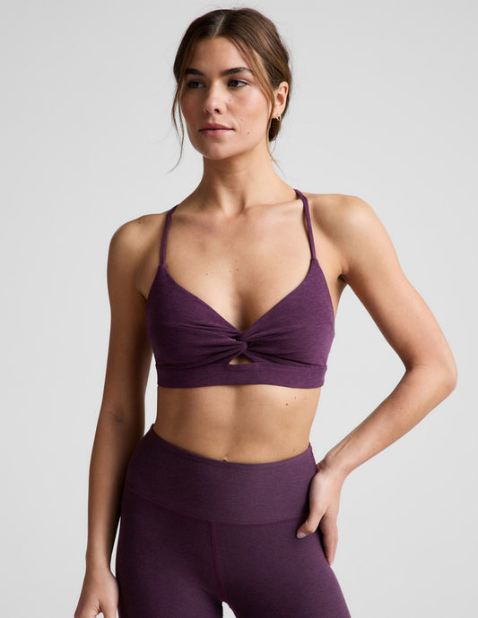 Beyond Yoga Spacedye Twist Front Strappy Bra