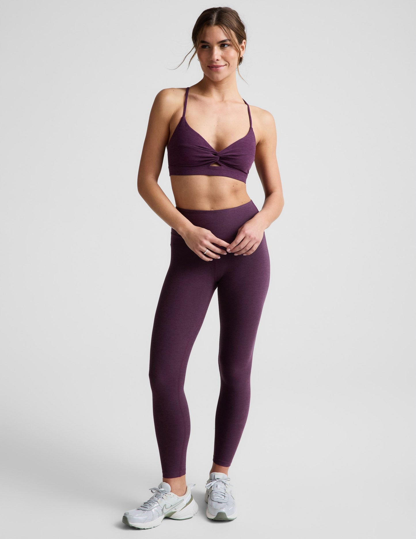 Beyond Yoga Spacedye Twist Front Strappy Bra