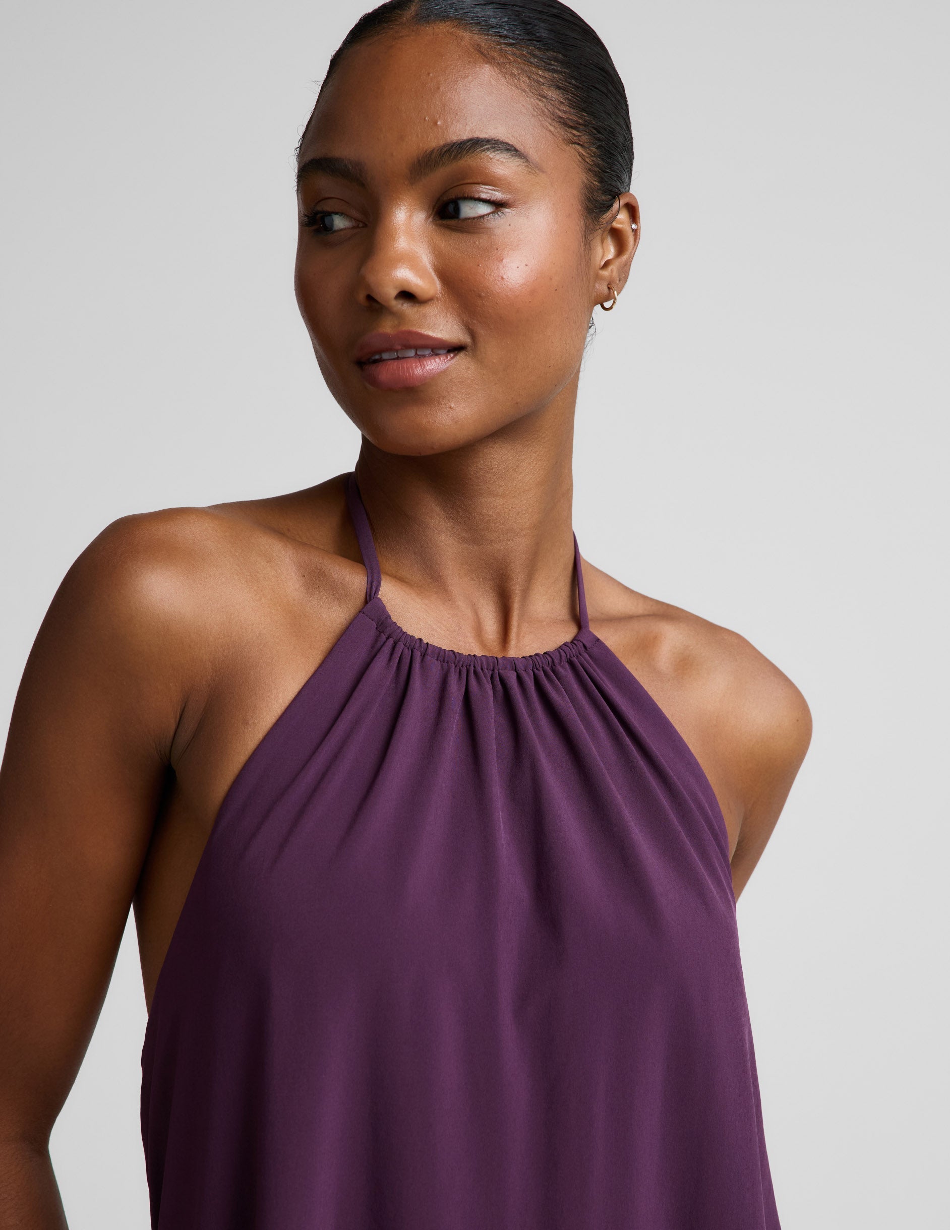 Beyond Yoga Go With The Flow Halter Dress