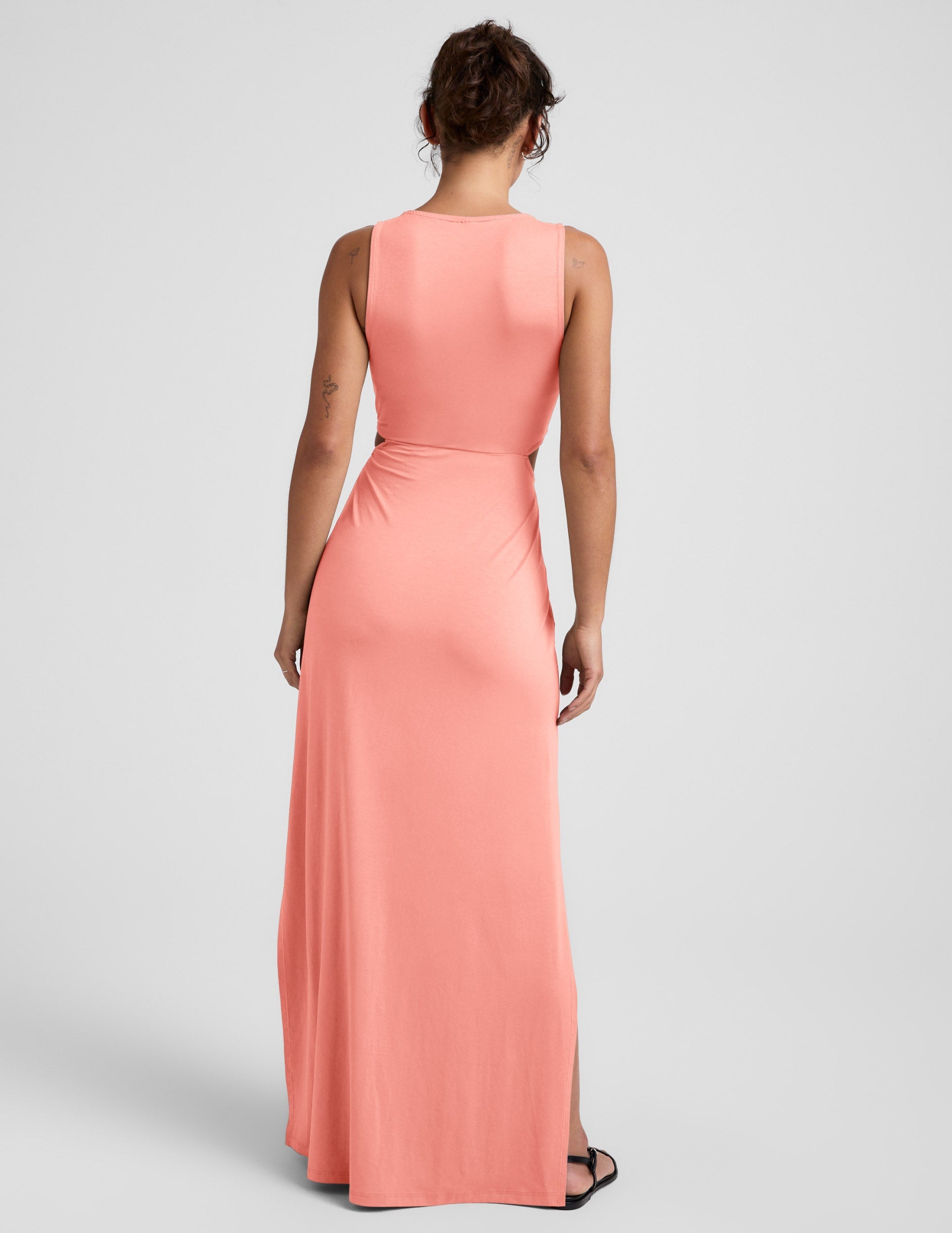 Beyond Yoga Maxi Around The World Front Twist Dress