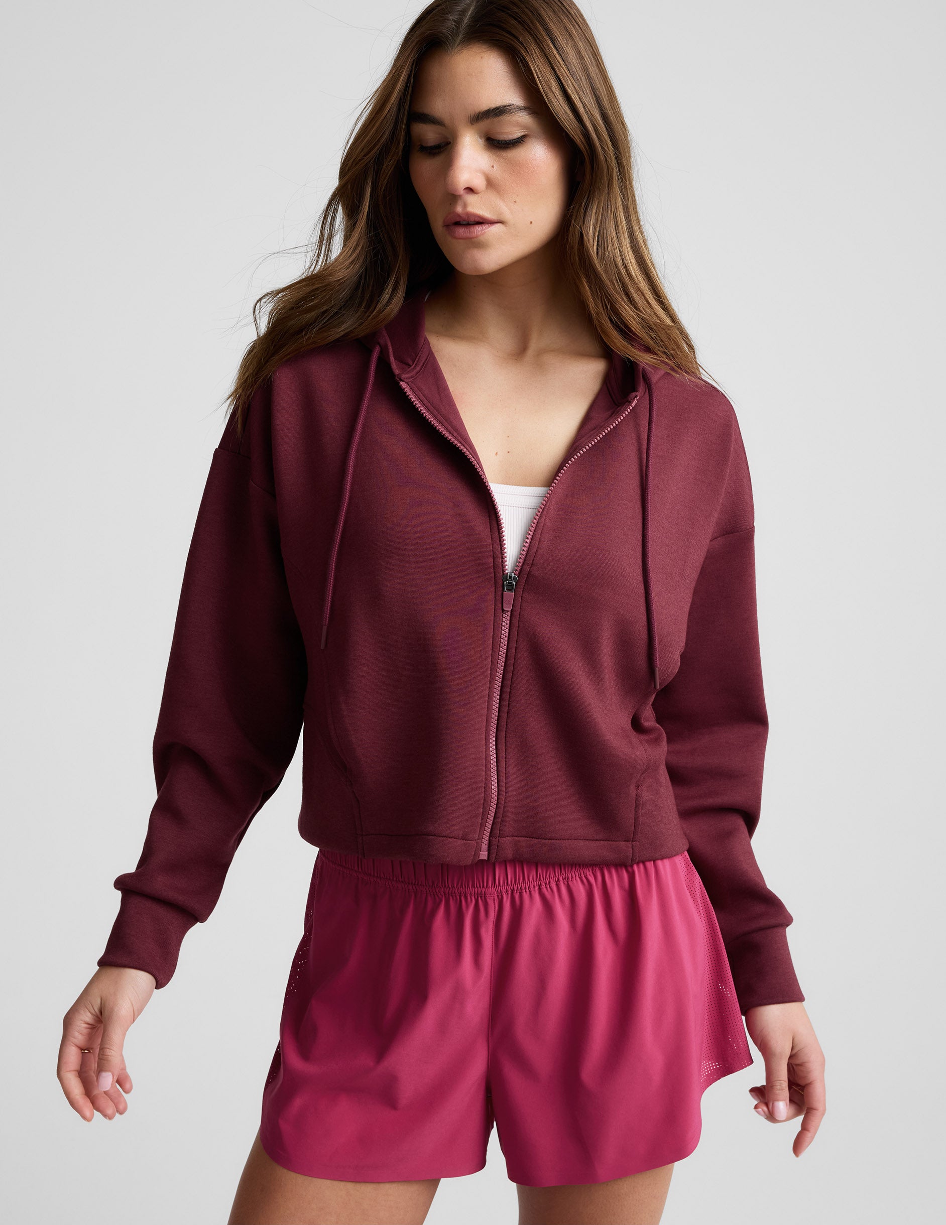 Beyond Yoga SoftSpring Full Zip Hooded Jacket