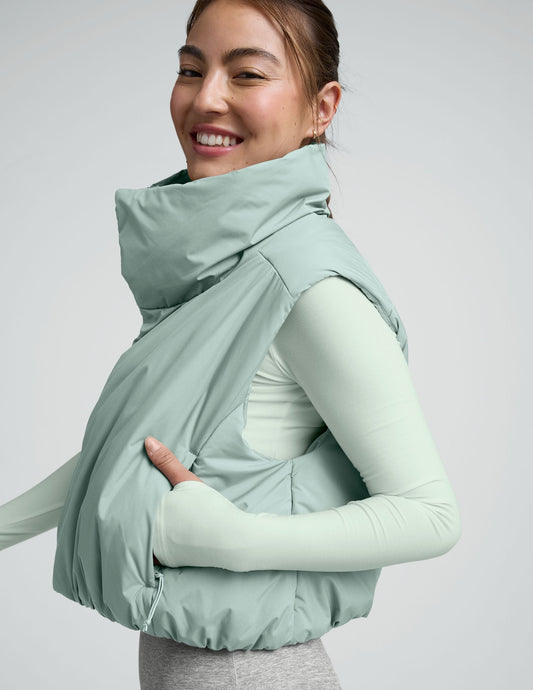 Beyond Yoga Warm Up Puffer Vest
