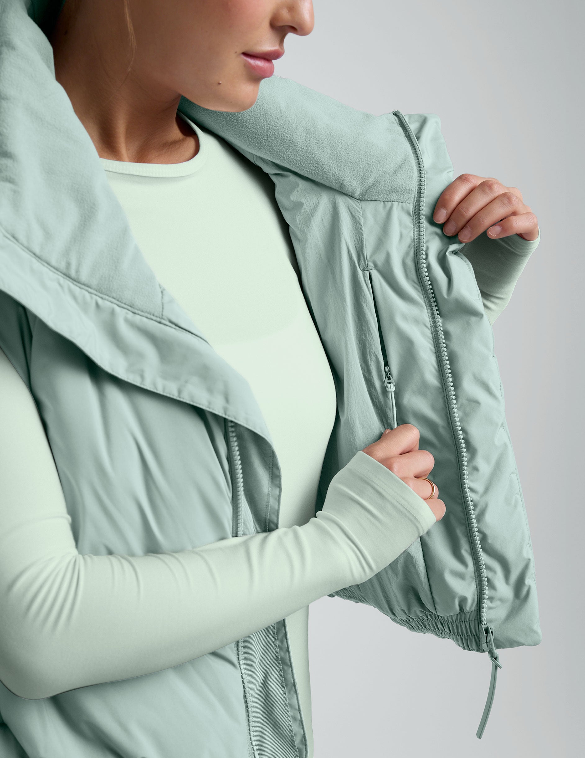 Beyond Yoga Warm Up Puffer Vest