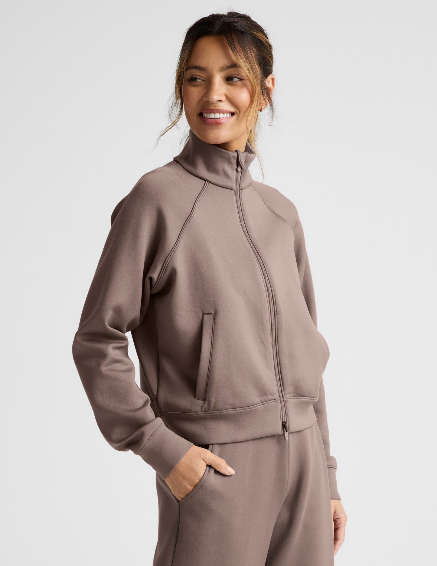 Beyond Yoga In The Flow Bomber Jacket