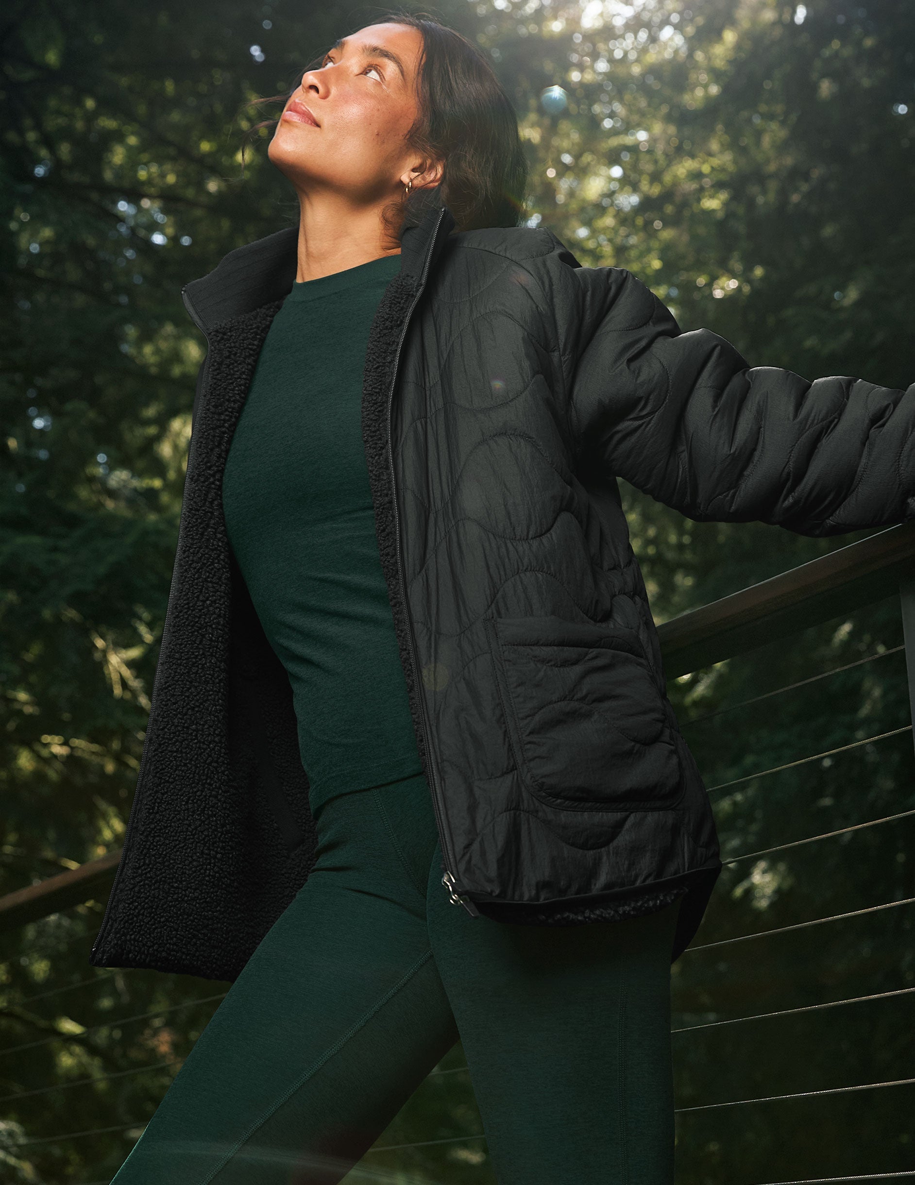 Beyond Yoga 2-Way Quilted Jacket