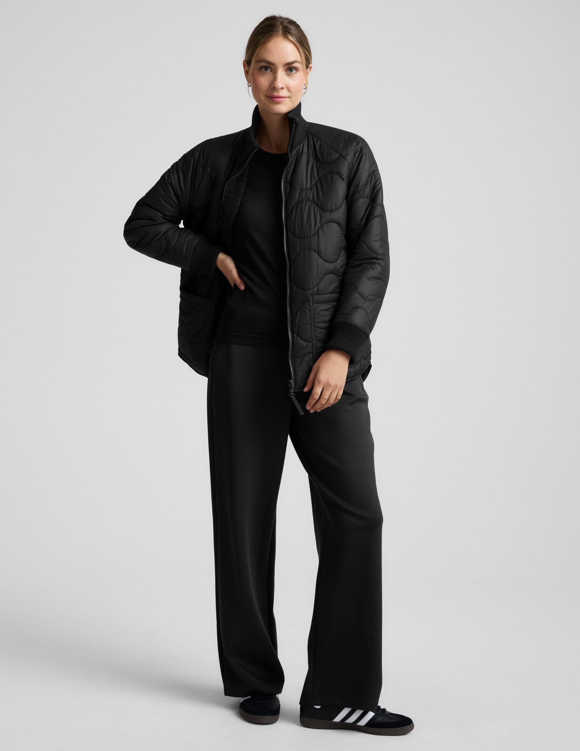 Beyond Yoga 2-Way Quilted Jacket