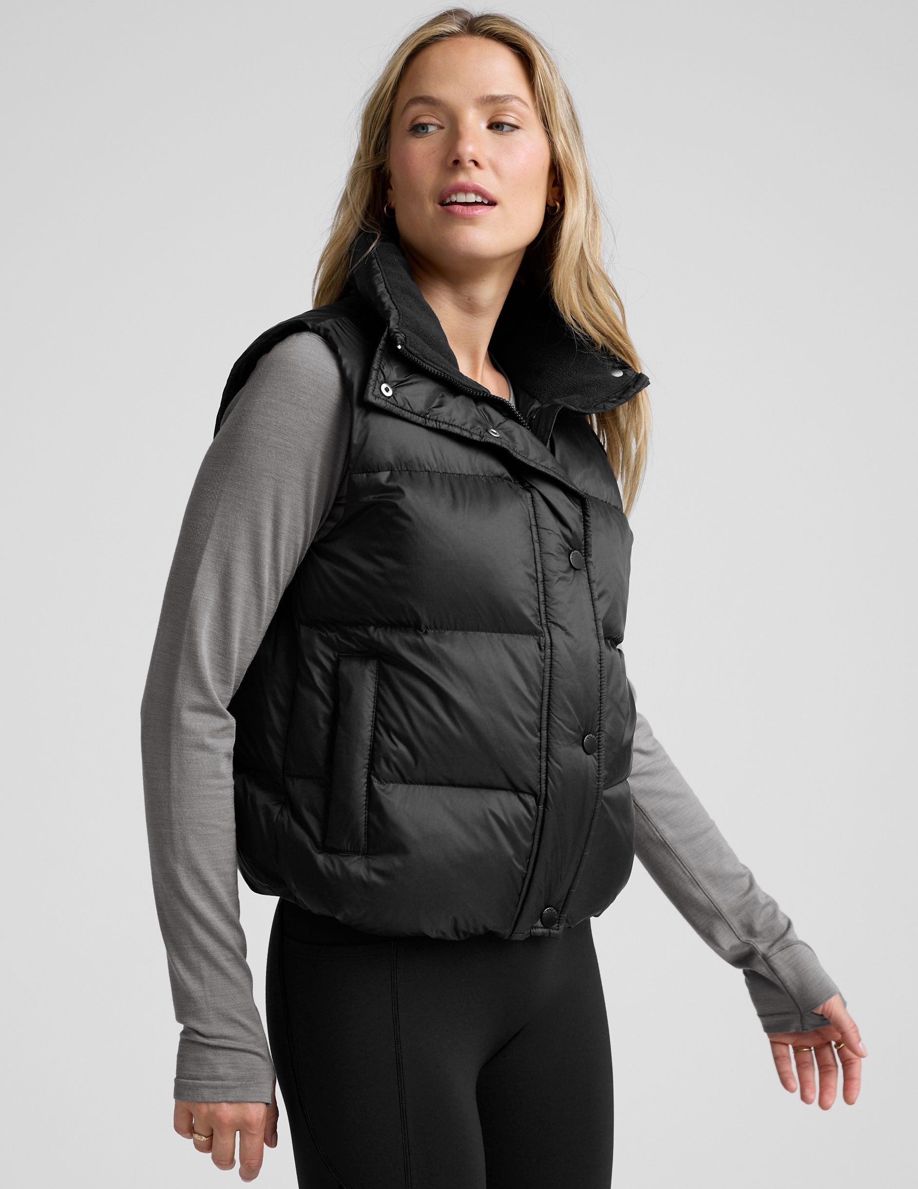 Beyond Yoga Big Cozy Puffer Vest