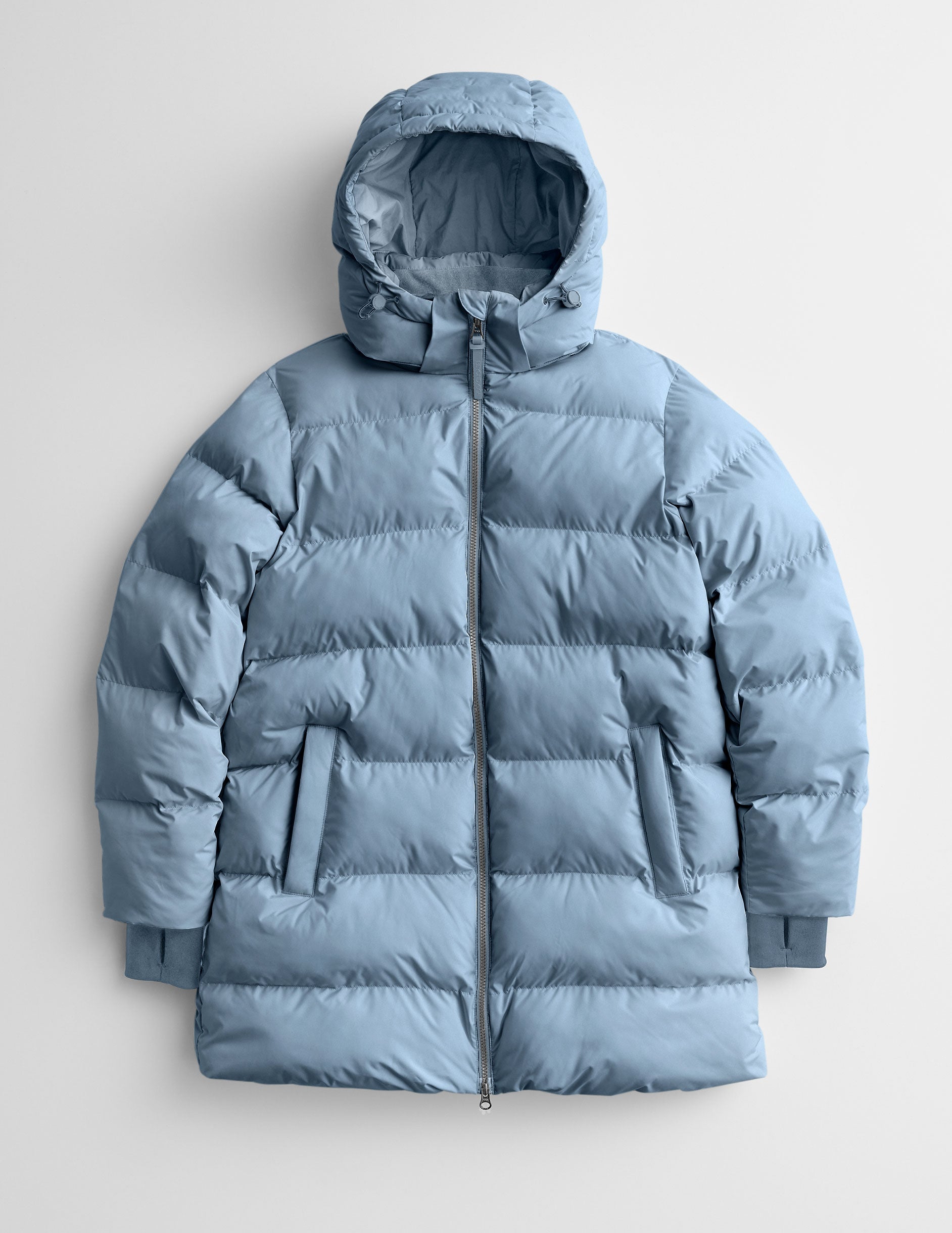 Beyond Yoga Warm Up Hooded Mid Length Puffer Jacket