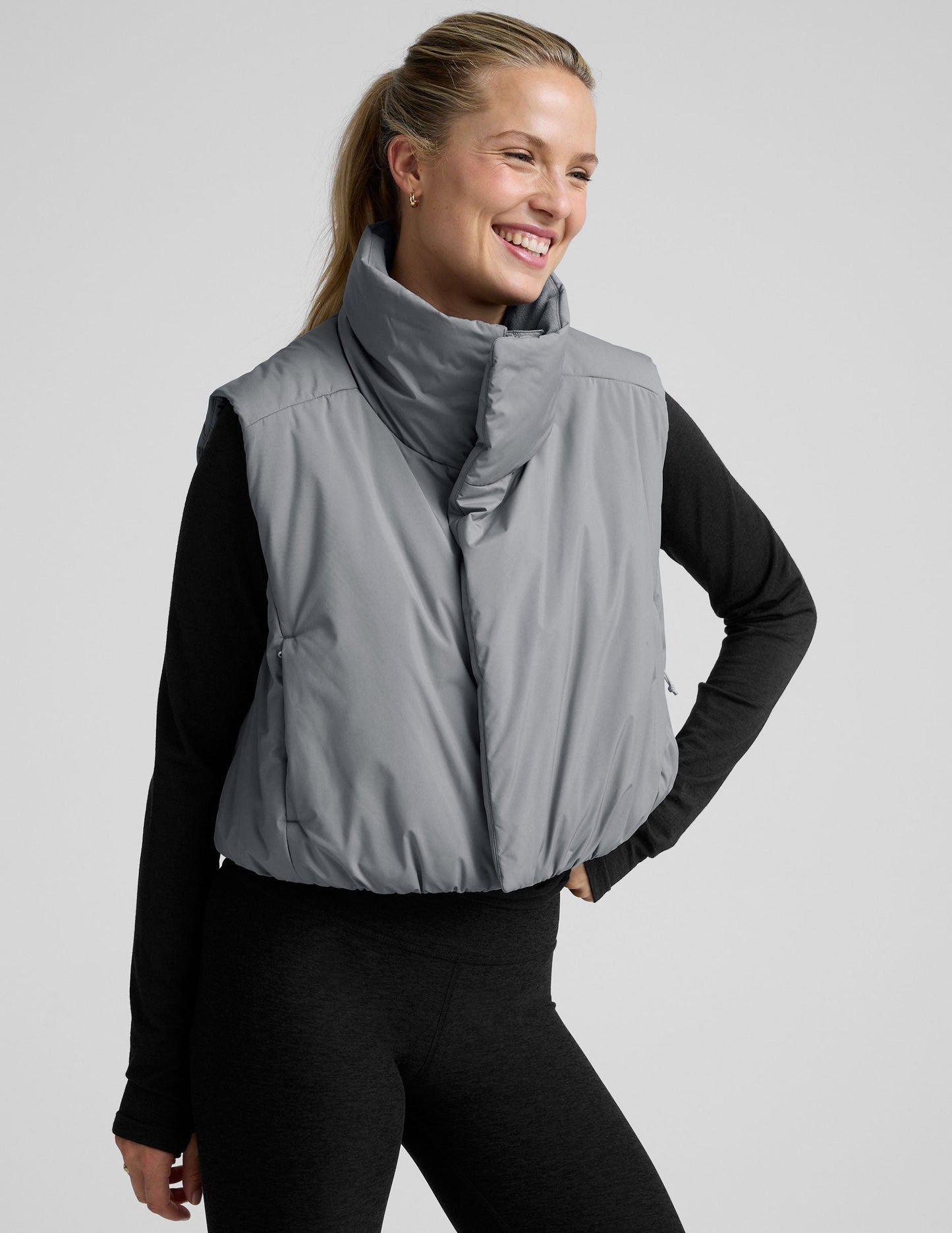 Beyond Yoga Warm Up Puffer Vest