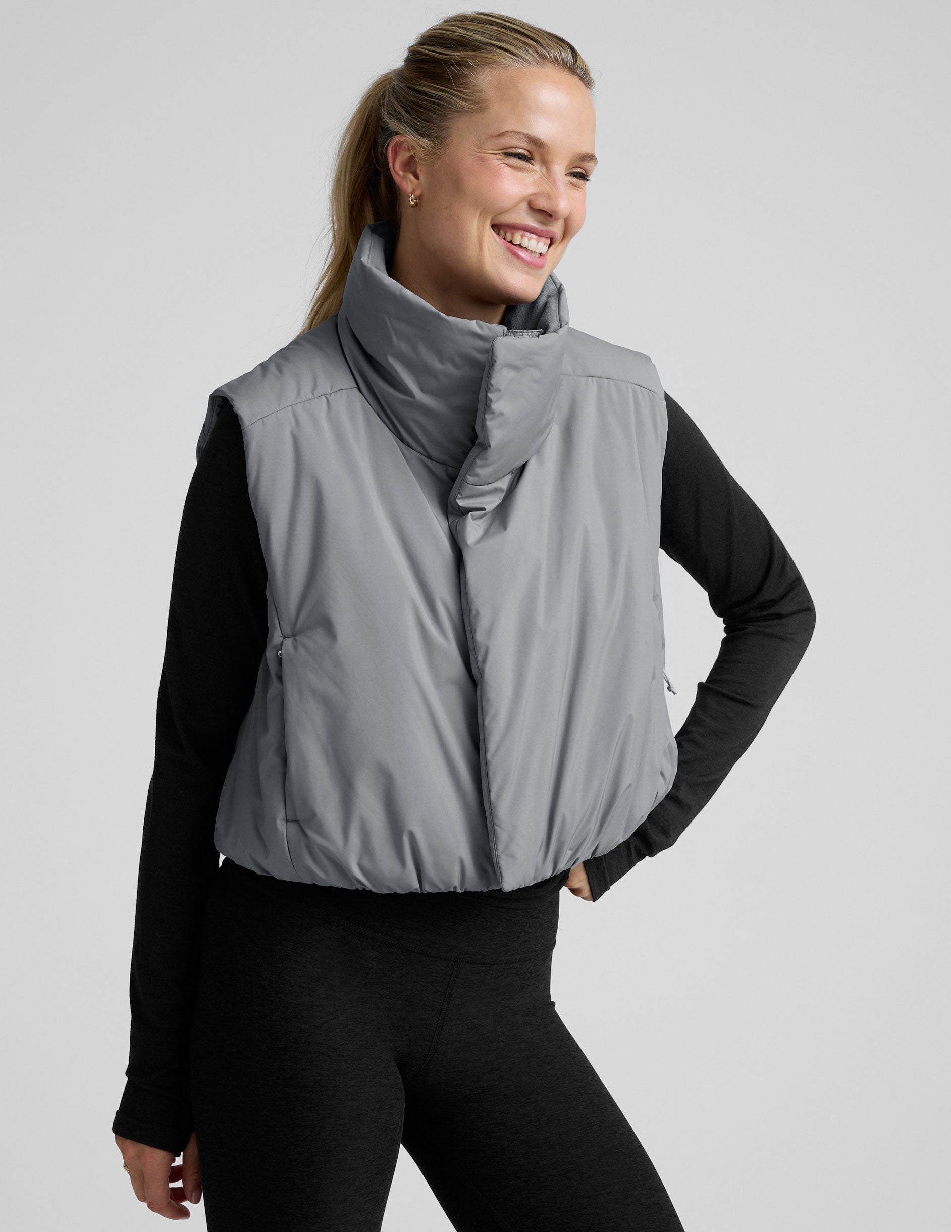 Beyond Yoga Warm Up Puffer Vest
