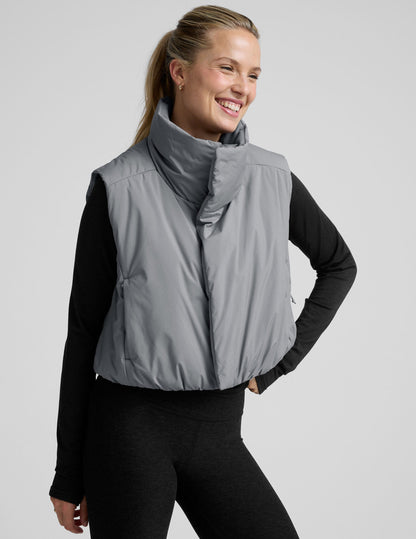 Beyond Yoga Warm Up Puffer Vest