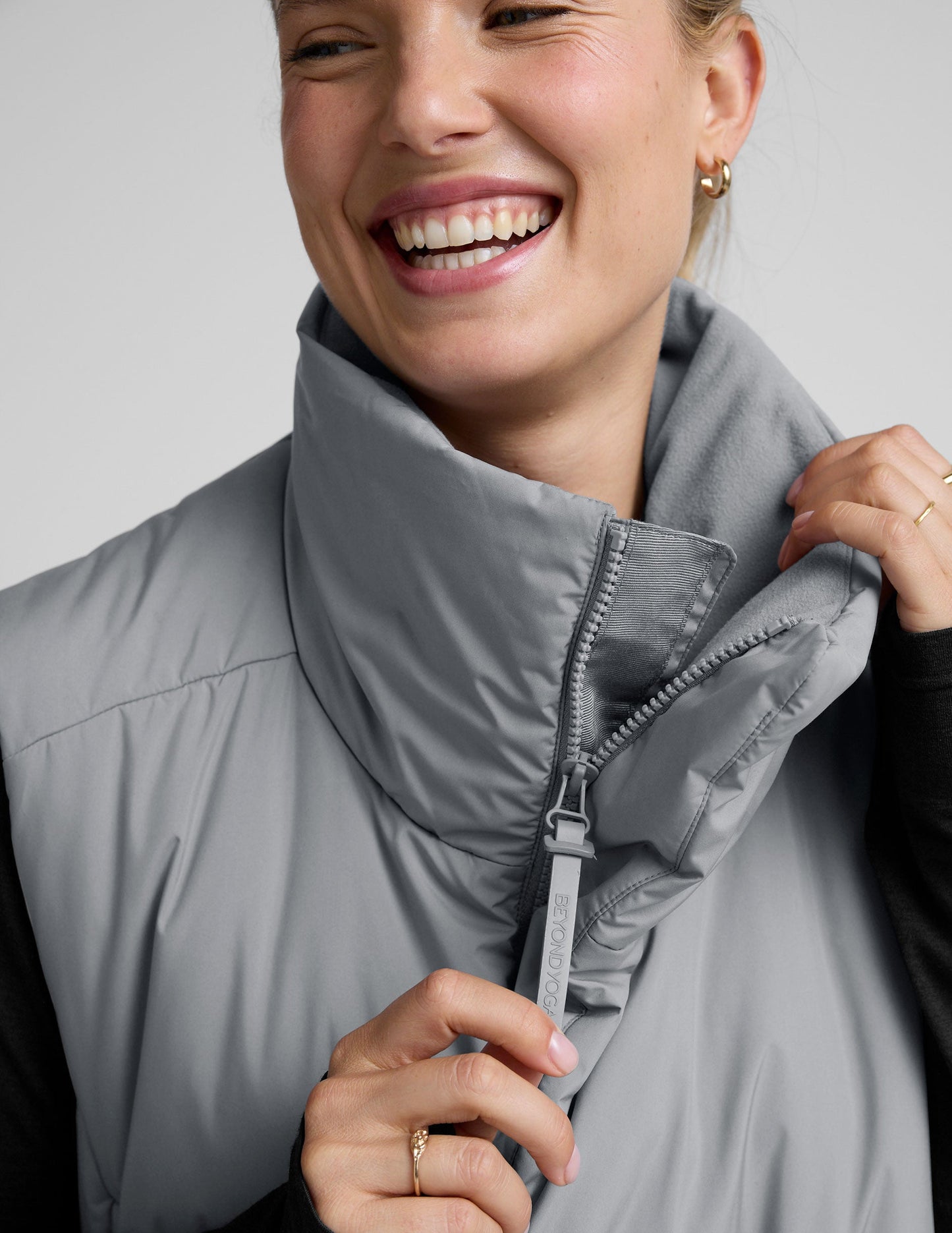 Beyond Yoga Warm Up Puffer Vest