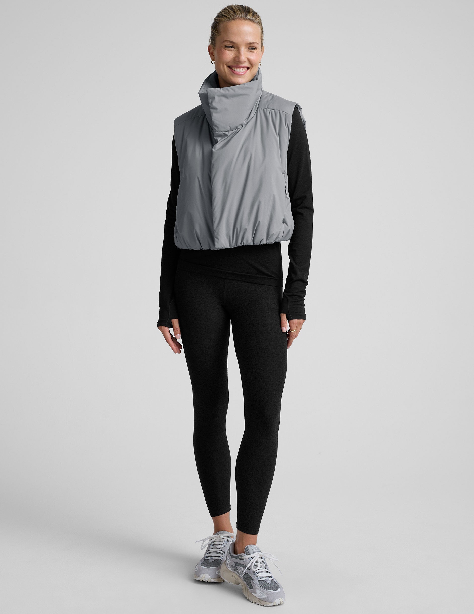 Beyond Yoga Warm Up Puffer Vest