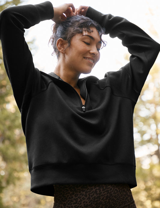 Beyond Yoga In the Flow 1/4 Zip Pullover