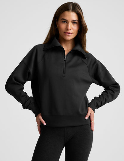 Beyond Yoga In the Flow 1/4 Zip Pullover