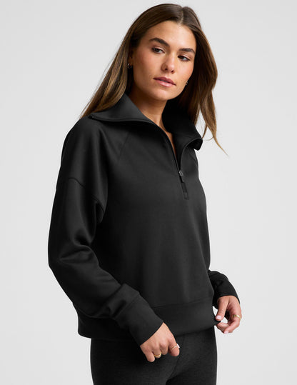 Beyond Yoga In the Flow 1/4 Zip Pullover