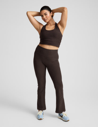 Beyond Yoga Women's High Waisted Spacedye Bootcut Pants - Chocolate
