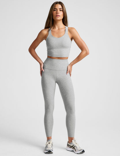 Beyond Yoga Spacedye Twist Through Cropped Tank
