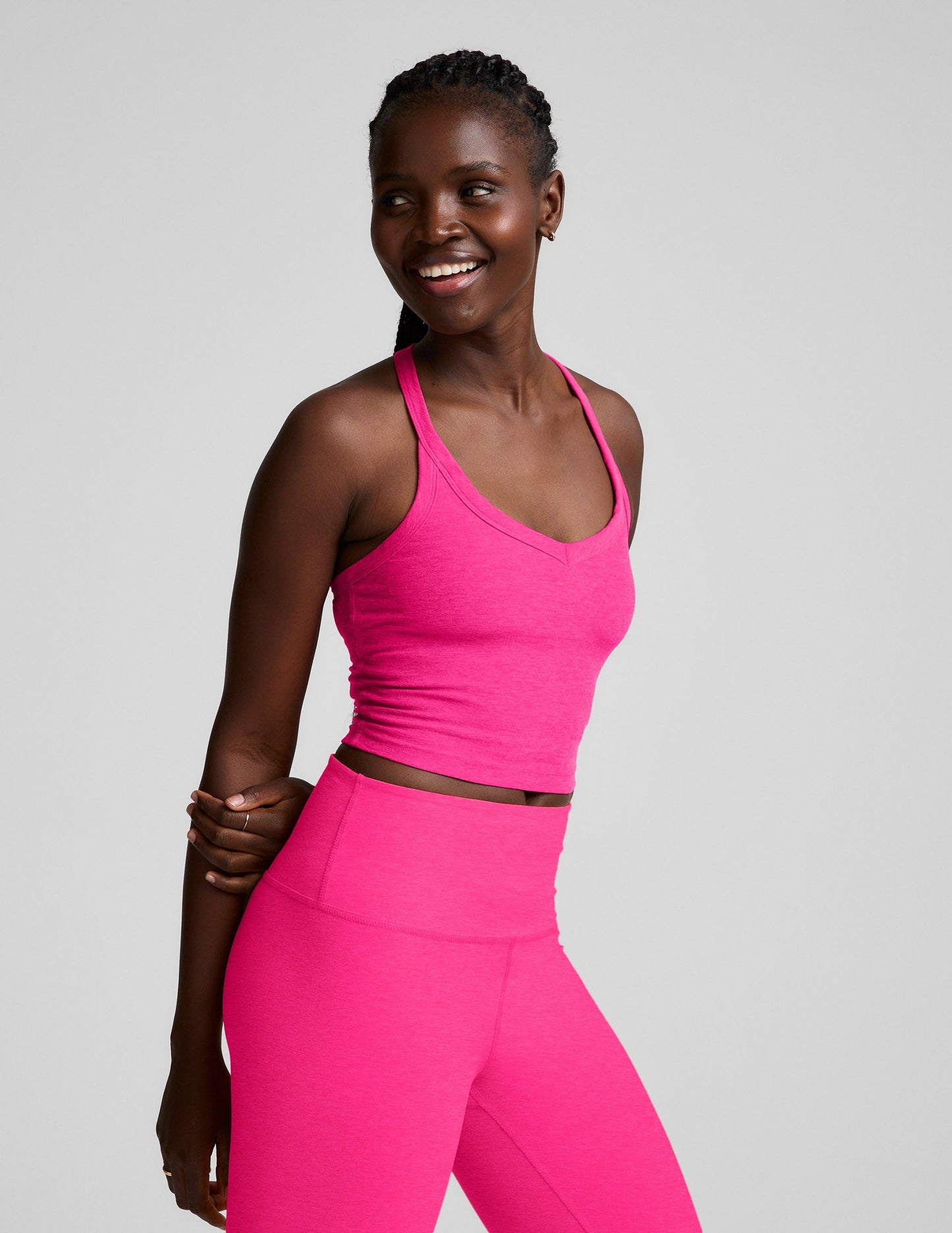 Beyond Yoga Spacedye On The Up Cropped Tank