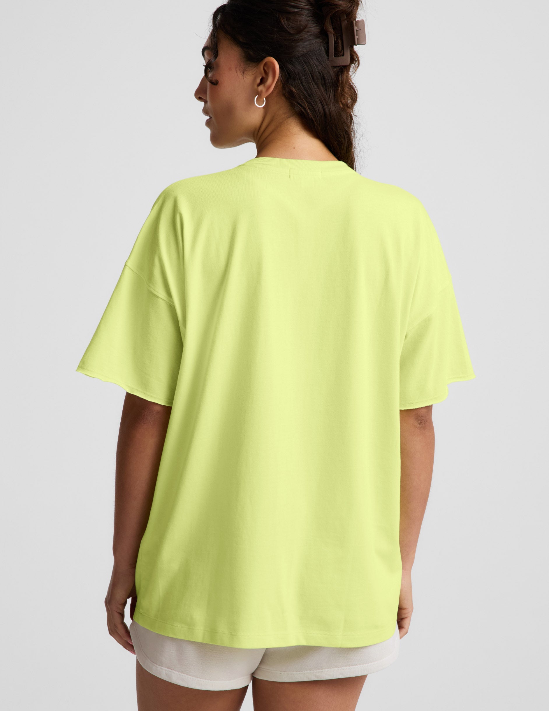 Beyond Yoga SoftKnit Better Than Ever Oversized V-Neck Cotton Tee