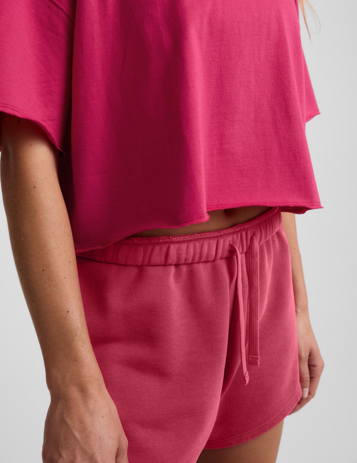 Beyond Yoga SoftKnit Better Than Ever Cropped Cotton Tee