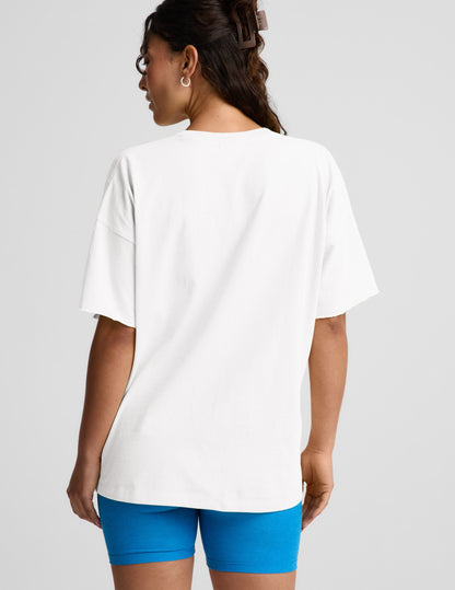 Beyond Yoga SoftKnit Better Than Ever Oversized V-Neck Cotton Tee