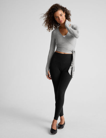 Beyond Yoga Featherweight Waist No Time Wrap Top